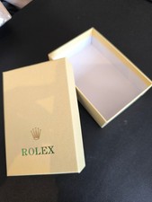 Rolex Empty Cardboard box (12.5 cm x 8.5 cm x 4 cm) Cream/light yellow colour
