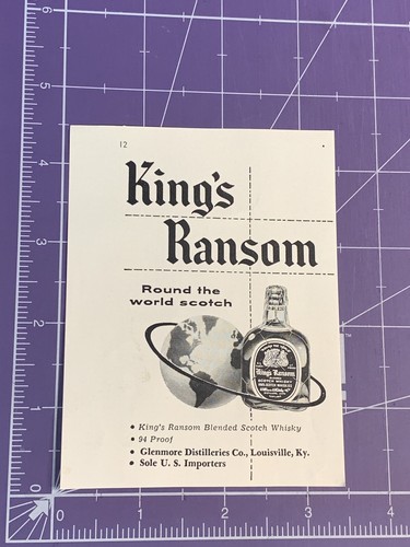 1956 print glenmore - print, ad