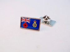 UK HM COAST GUARD COASTGUARD ENSIGN REMEMBRANCE LAPEL PIN BADGE TIE CLIP
