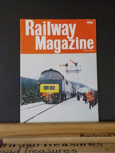 Railway magazine 1980 - magazine, january