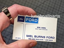 1960s Mel Burns Ford Dealer