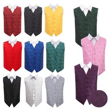Boys waistcoat woven - boys,