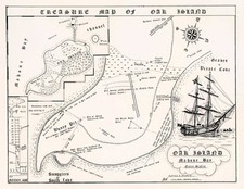  The Curse of Oak Island Treasure Map Nova Scotia Canada Wall Poster