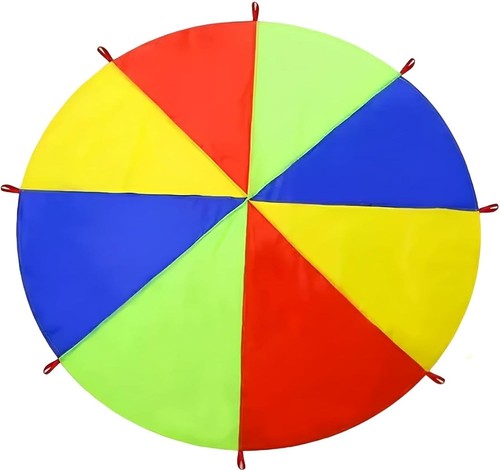 Kids play parachute - play,
