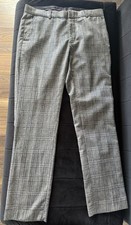 Swear & Mason Grey Check Trousers Size 34