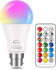 HYDONG Colour Changing Light Bulb B22 10W RGB+W LED BR18-SH4Q