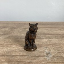 Rare Antique Emmanuel Frèmiet French Bronze Cat Sculpture 1800s