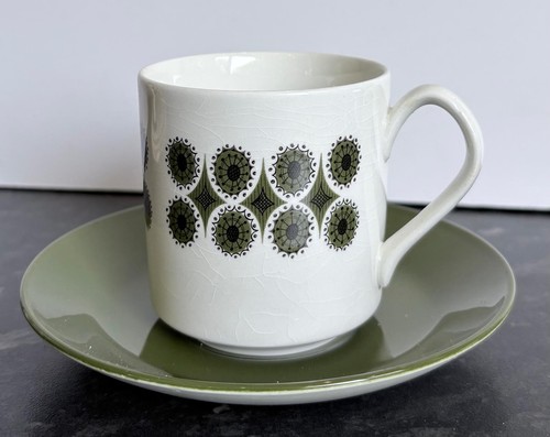 Vintage retro green - green, white