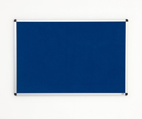 Blue felt pin board with - blue,
