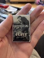 Elvis Presley Chrome Metal Lighter