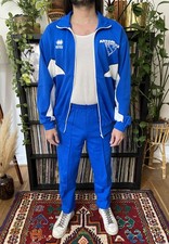Vintage 1980s Blue Italian