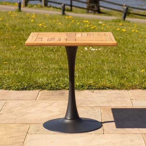 Teak outdoor patio - patio, table