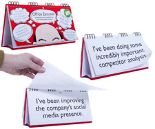 Office Excuses Flip Book Joke