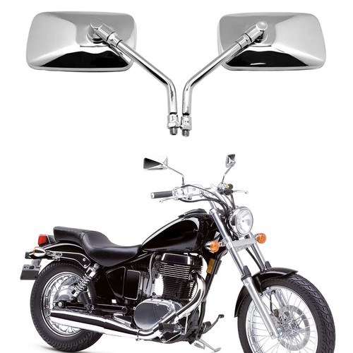 Chrome rectangle rear view - rectangle,