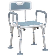 HomCom 713-116V01LB Shower  chair - height adjustable
