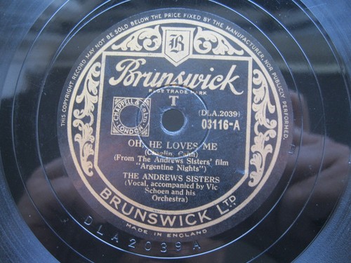 The andrews sisters rpm - the,