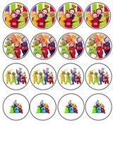 Teletubbies Cupcake Toppers