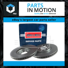 2x Brake Discs Pair Vented