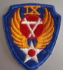 Vintage WW2 UNITED STATES USAAF - 9th AVIATION ENGINEERS INSIGNIA PATCH.