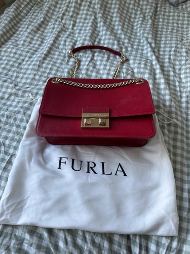 Furla bella red leather - bella,