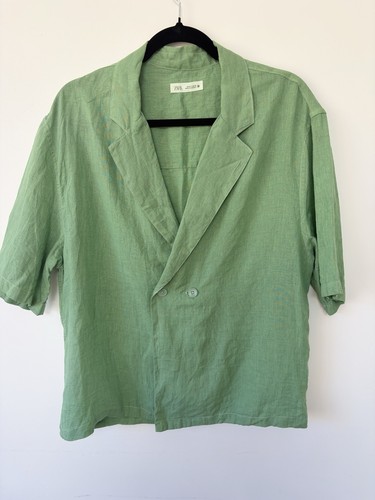 Zara sage olive - green, 100%