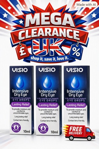 Visio intensive dry eye drops - eye,