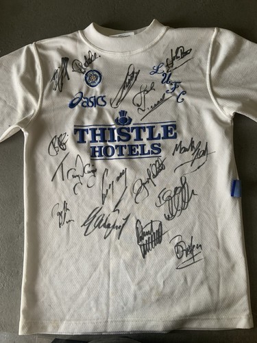 Leeds utd 1995 signed - utd, shirt