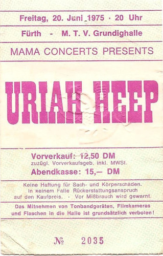 Uriah heep concert 1975 - heep,