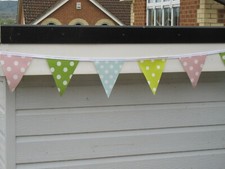 PVC PASTEL GARDEN BUNTING