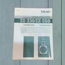 Teac 330 550 operating - teac, sx-330/sx-550