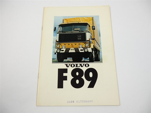 Volvo f89 truck flatbed semi - volvo,