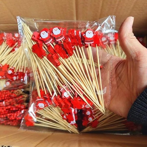 50pcs christmas bamboo - christmas,