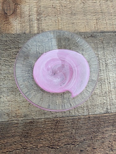 Vintage pink art glass - pink,