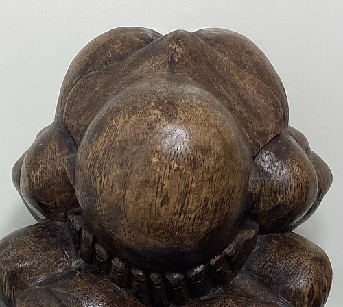 Large hand carved solid wood - solid,