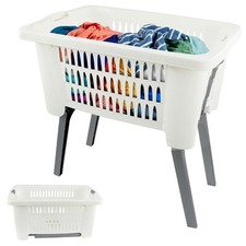 Foldable Legs Laundry Basket