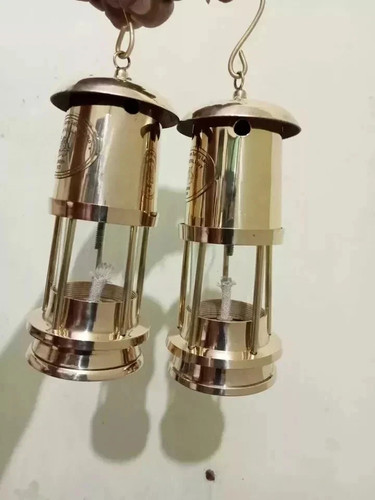 Brass mini oil lamps - brass,