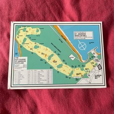 THE OLD COURSE ST ANDREWS MAP