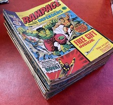 Rampage comic #1-34 full run 1977-78, The Defenders, Hulk used condition