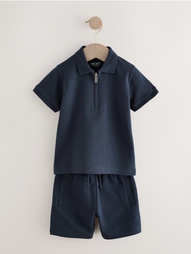 Boys navy blue textured next - textured,