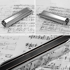 1-Swan SW-1664 16 Holes Chromatic Harmonica C Key 64 Tones Mouth Organ With UNQM