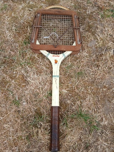 Dunlop vintage tennis racket - dunlop,