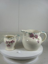 Myott floral creamer - x, and