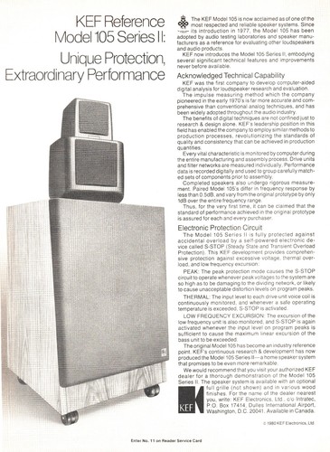 Kef model 105 series ii - kef,