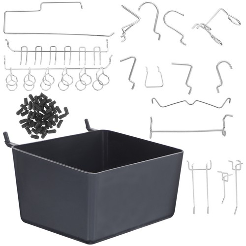 120 pcs peg board organizer - pcs,