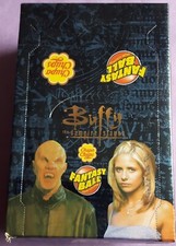 BUFFY THE VAMPIRE SLAYER:  EMPTY 'CHUPA CHUPS' DISPLAY BOX  & ASSORTED STICKERS