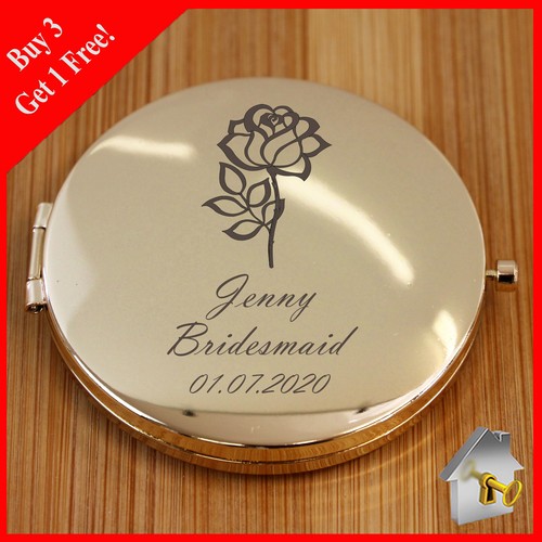 Personalised engraved rose - personalised,