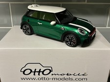 OTTO 2023 Mini Cooper-S F56 JCW Metallic Green 1:18 Scale Resin Model OT1098