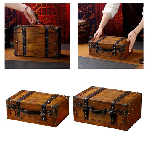 Vintage design wooden suitcase - design,