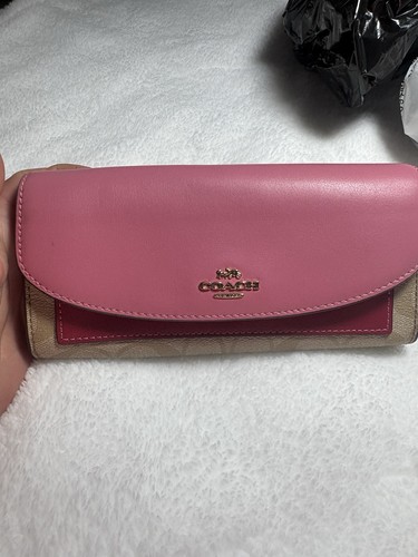 Coach colorblock long wallet - coach,