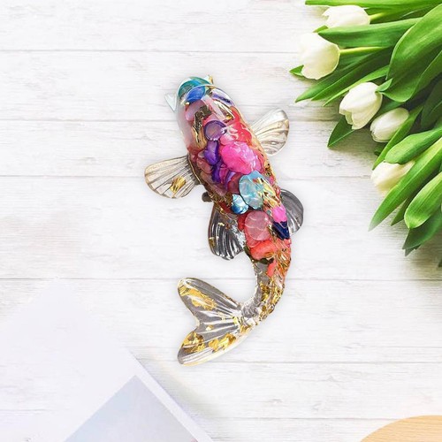 3inch glass koi - fish, statue
